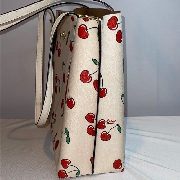 Coach K2278-CE627 Mollie Tote with Heart Cherries - Picture 6 of 14